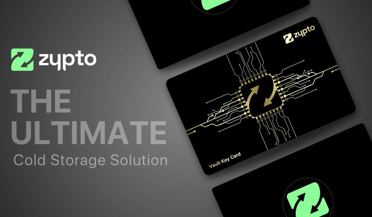 The Vault Key Card - The Cold Wallet Solution from Zypto