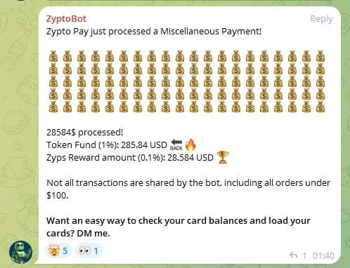 Zypto Bot on Zypto Global on Telegram